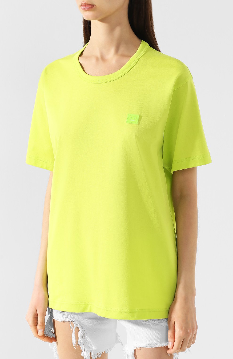 Хлопковая футболка ACNE STUDIOS, арт. 25E173/W, фото 3