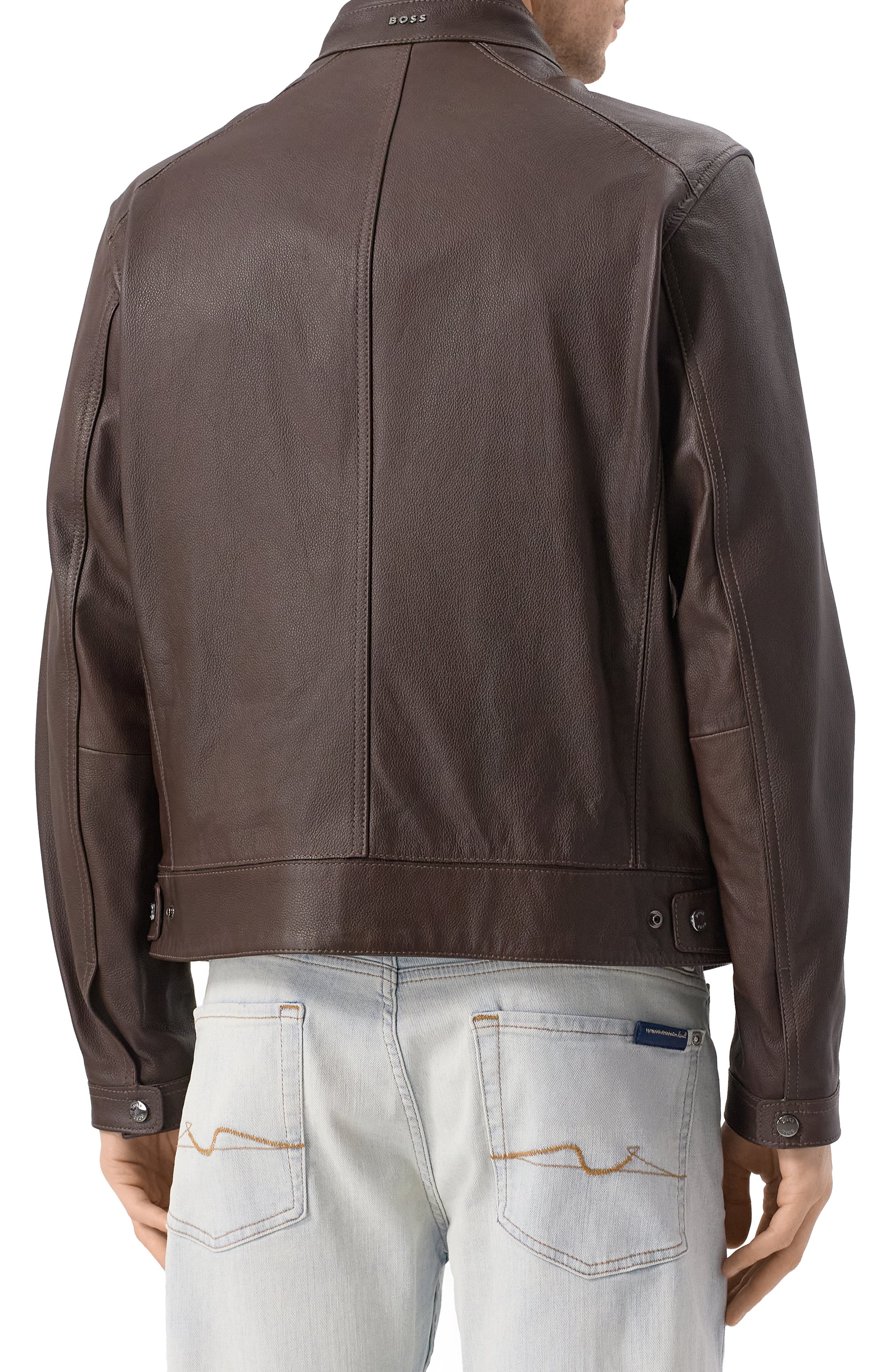 Кожаная куртка BOSS, арт. 50532475, фото 4