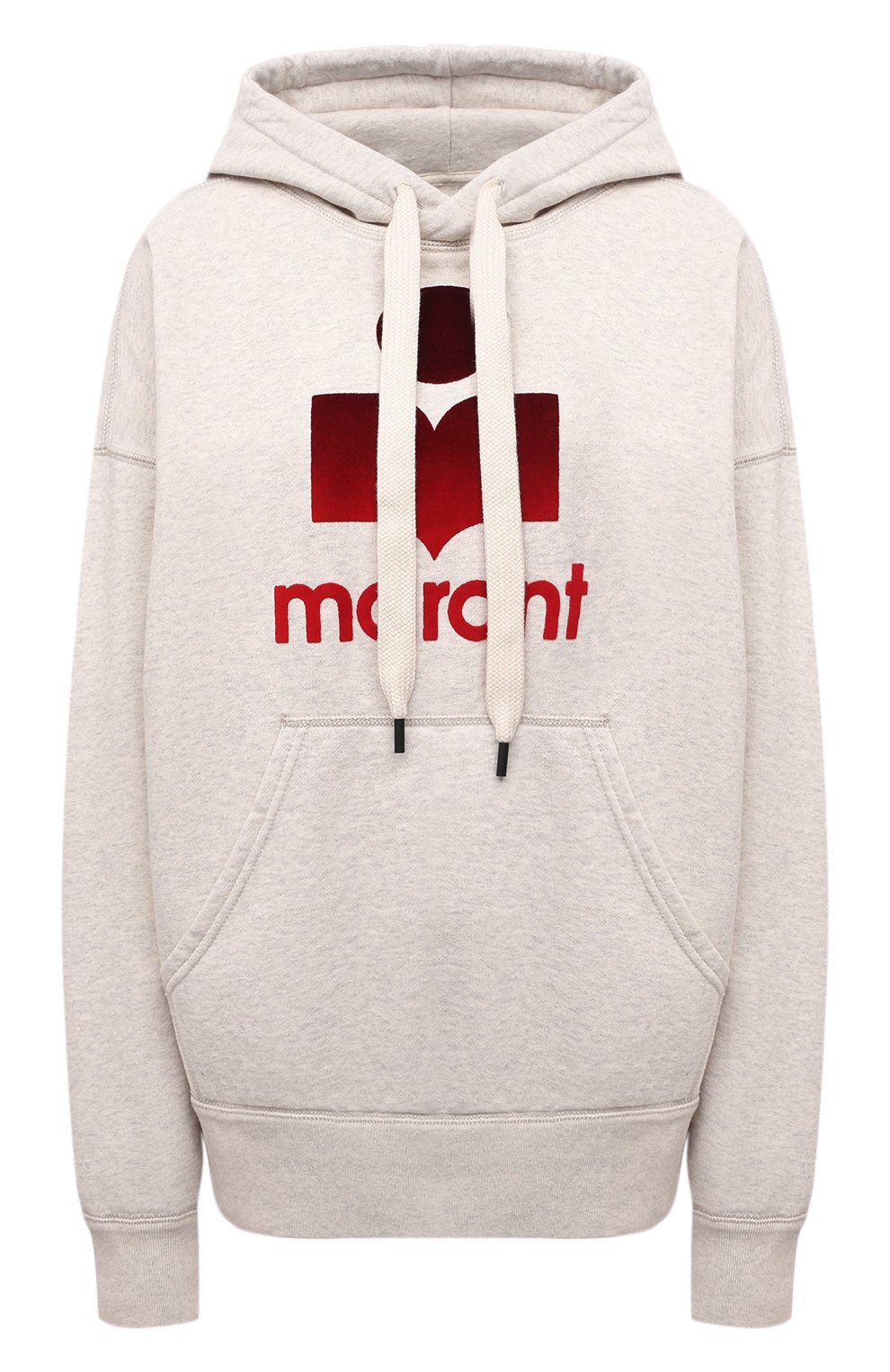 Хлопковое худи ISABEL MARANT ETOILE кремового цвета по цене 34600 руб., арт. SW0031-22P048E/MANSEL, фото 1 Хлопковое худи ISABEL MARANT ETOILE, арт. SW0031-22P048E/MANSEL, фото 1