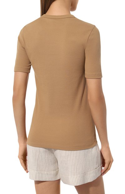 Хлопковая футболка TOTEME, арт. 241-WRT1459-FB0094, фото 4