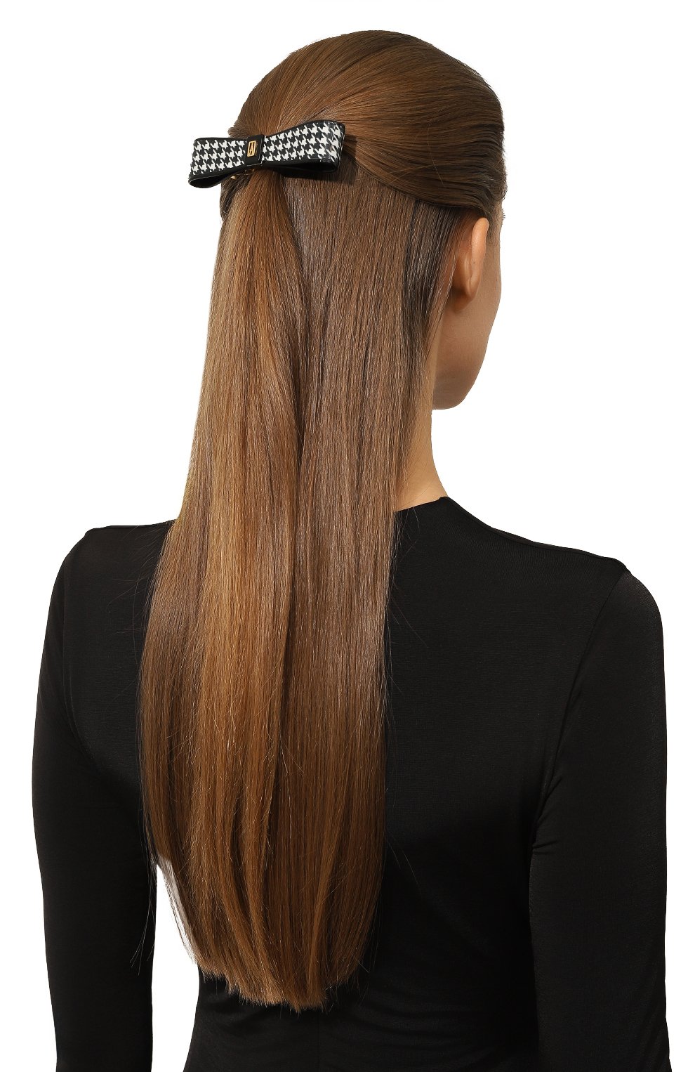 Заколка для волос ALEXANDRE DE PARIS черно-белого цвета по цене 13620 руб., арт. AA8-18195-03 Z, фото 2 Заколка для волос ALEXANDRE DE PARIS, арт. AA8-18195-03 Z, фото 2