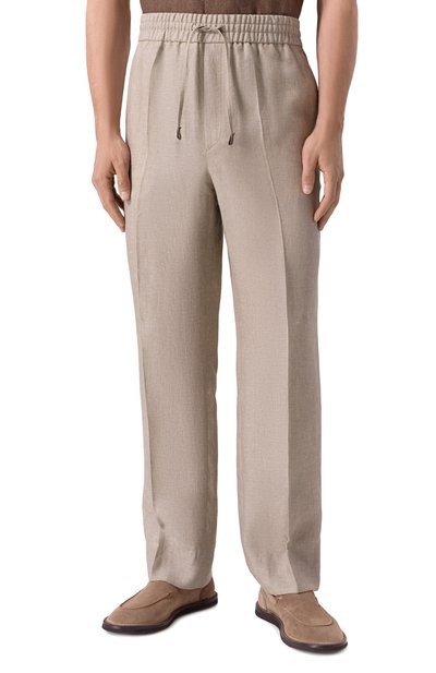 Льняные брюки BRIONI, арт. RP2Z0L-PB114, фото 3
