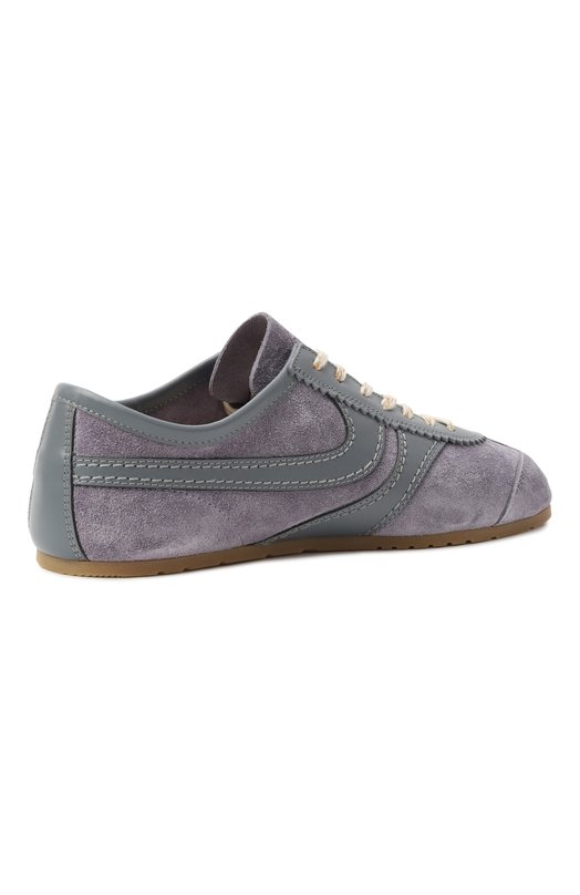 Замшевые кеды Dries Van Noten 011722-126-404 Сиреневый  011722-126-404 Фото 5