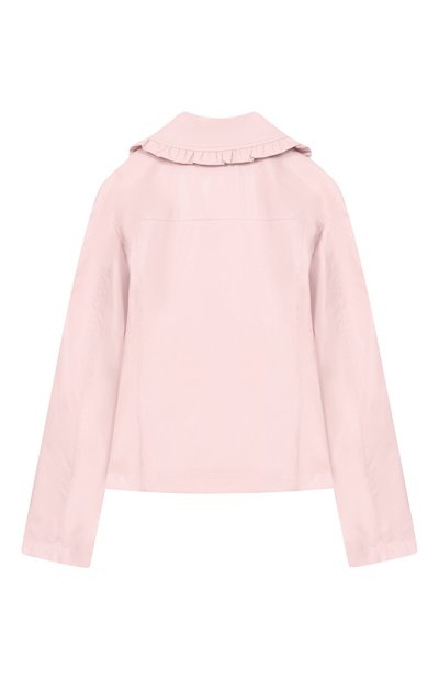 Куртка из экокожи MONNALISA светло-розового цвета по цене 26500 руб., арт. 17G103, фото 2 Куртка из экокожи MONNALISA, арт. 17G103, фото 2