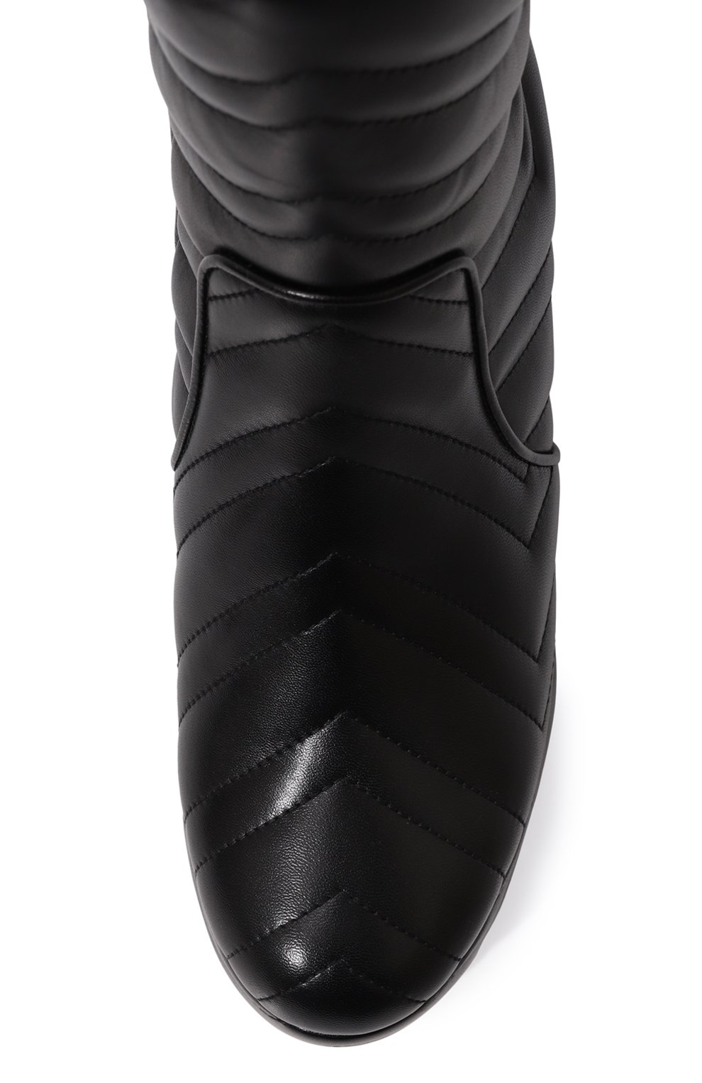 Кожаные ботильоны marmont GUCCI, арт. 659171/BK000, фото 6