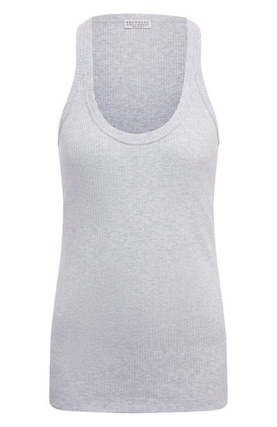 Хлопковая майка BRUNELLO CUCINELLI, арт. MH990BM110, фото 1