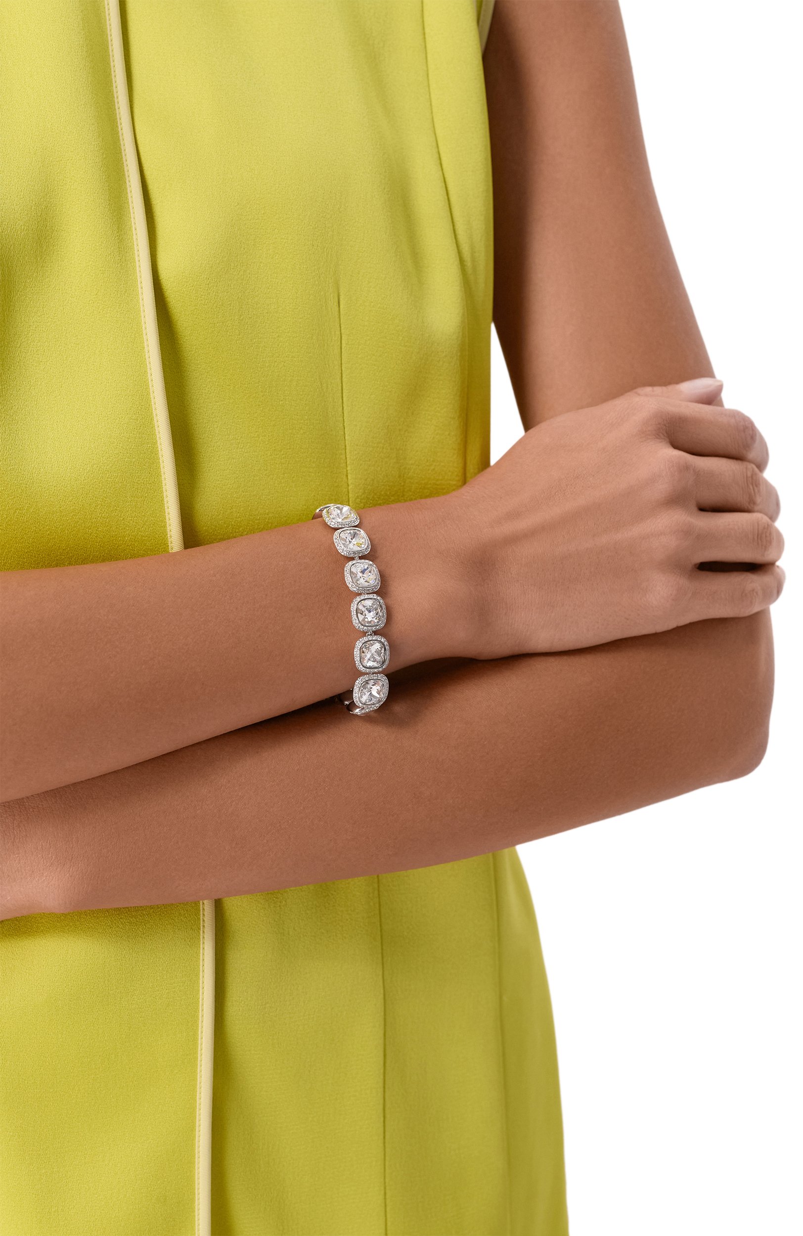 Браслет una m SWAROVSKI серебряного цвета по цене 33900 руб., арт. 5751558, фото 2 Браслет una m SWAROVSKI, арт. 5751558, фото 2