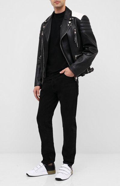 Кожаные кеды b-court BALMAIN, арт. UM1C227/LHSC, фото 2