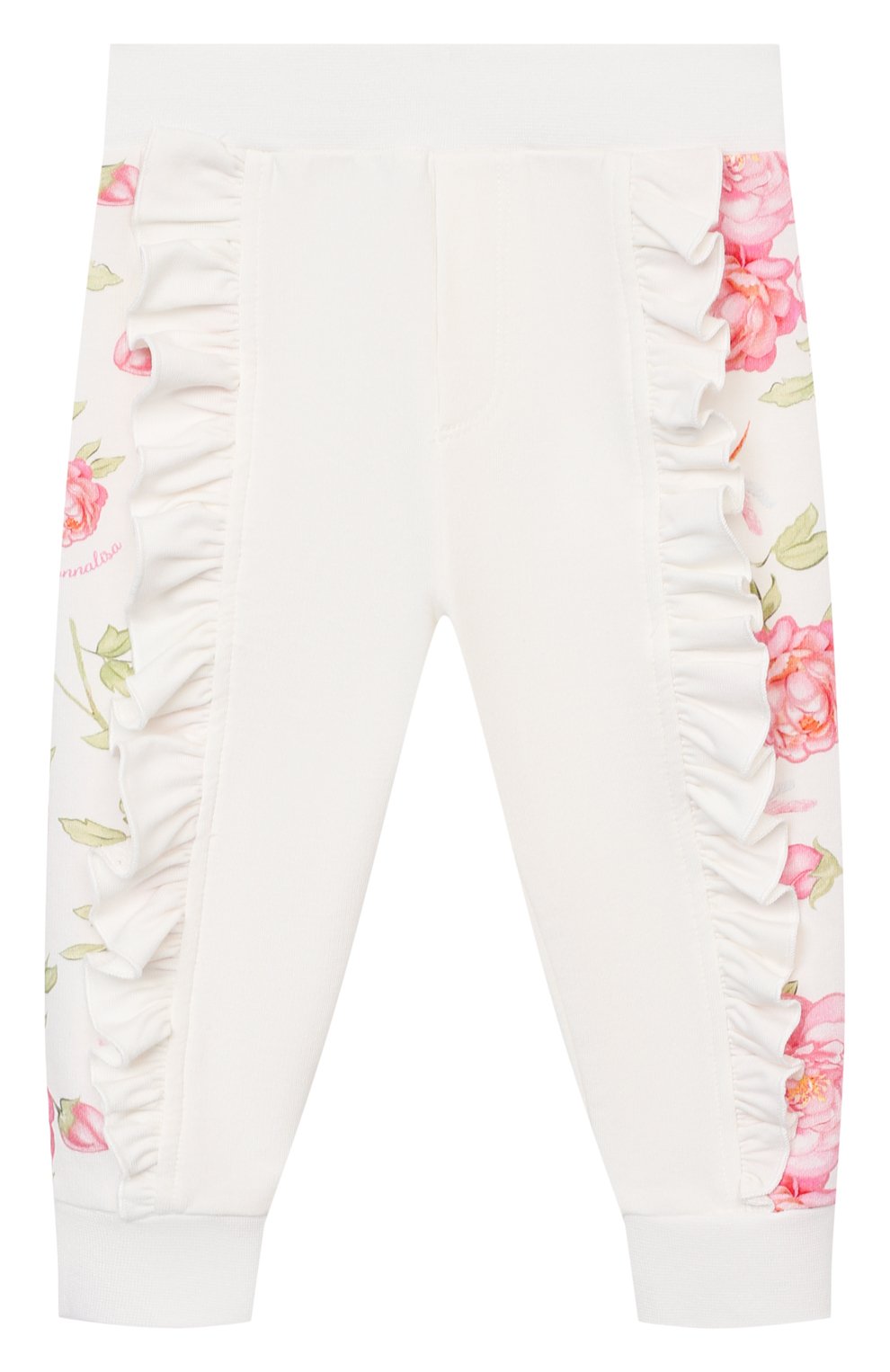 Хлопковые джоггеры MONNALISA, арт. 397400, фото 1