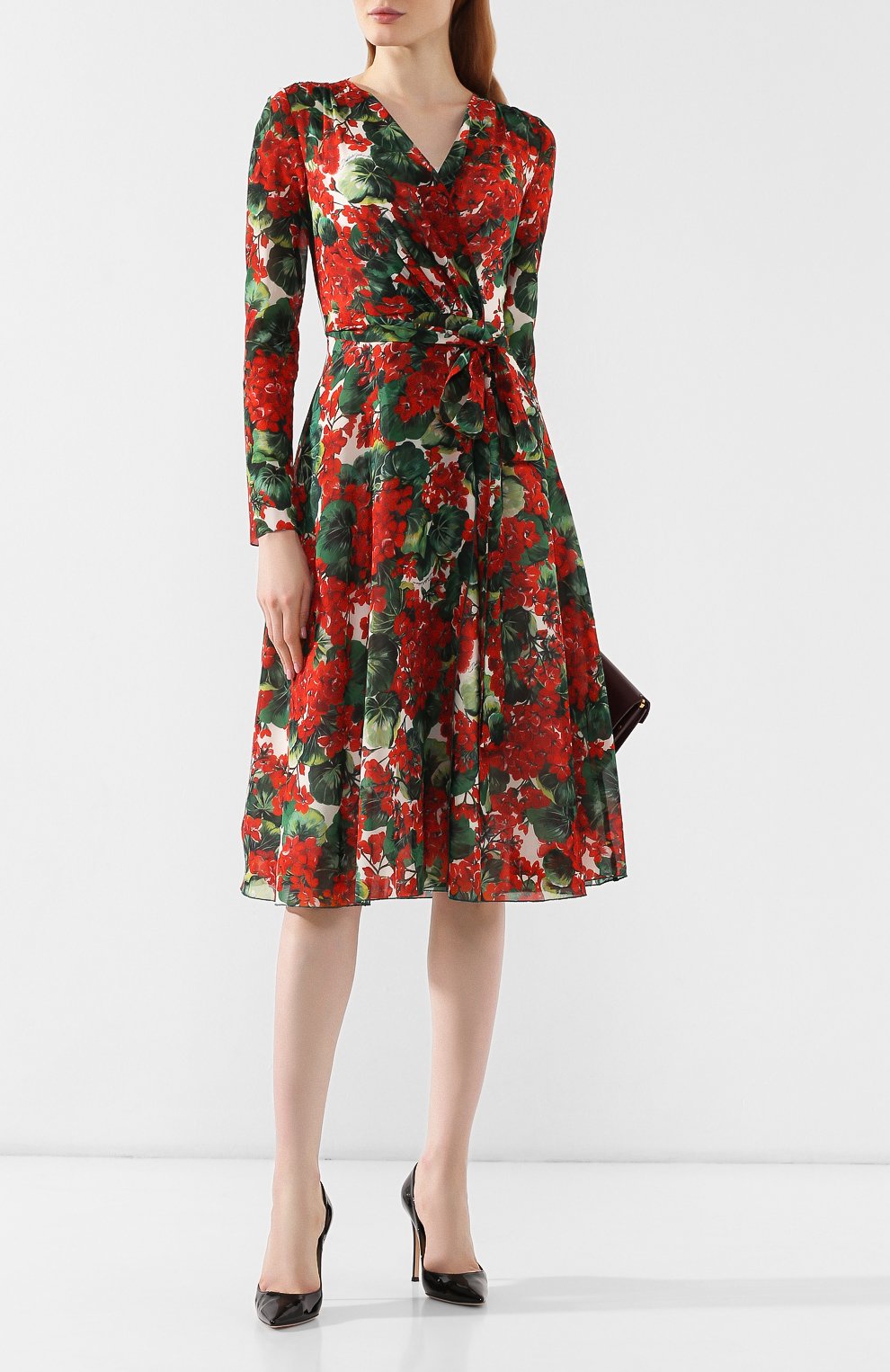 Шелковое платье DOLCE & GABBANA, арт. F69F3T/FSAYB, фото 2