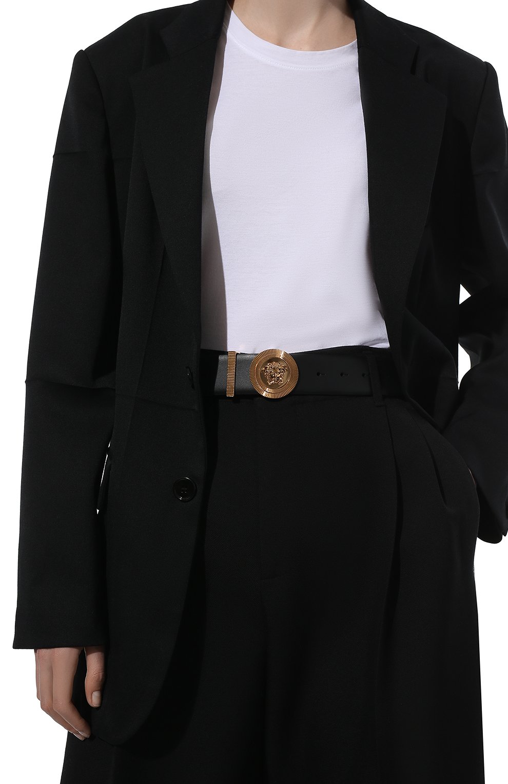 Кожаный ремень medusa biggie VERSACE, арт. 1004010/DV3T, фото 2