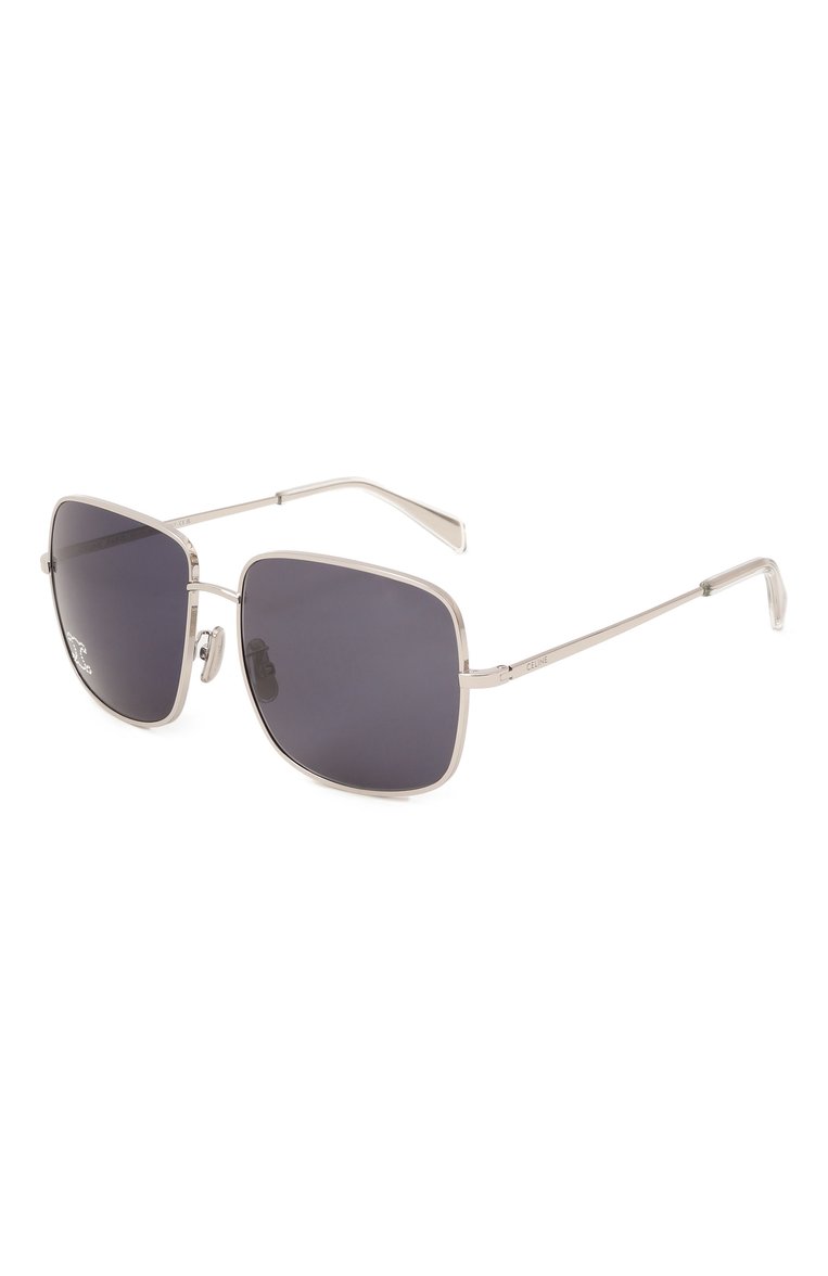 Женские солнцезащитные очки CELINE EYEWEAR синего цвета, арт. CL40284U 16V | Фото 1 (Региональные ограничения белый список (Axapta Mercury): Не проставлено; Нос: Не проставлено; Тип очков: С/з; Материал: Металл; Оптика Гендер: оптика-женское; Очки форма: Квадратные)