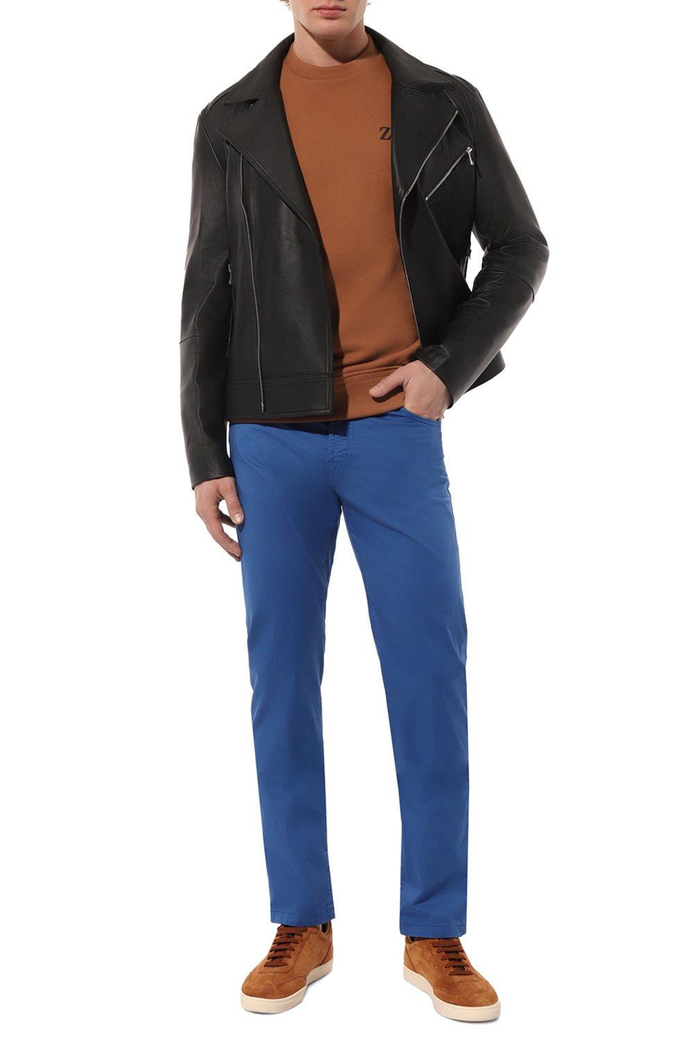 Хлопковые брюки KITON, арт. UPNJSK0600D, фото 2