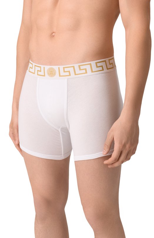 Комплект из двух боксеров Versace AU10192/1A10011 Чёрно-белый  AU10192/1A10011 Фото 2