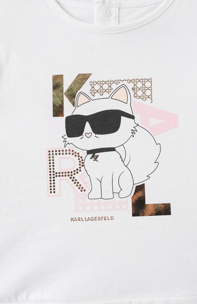 Комплект из футболки и шорт KARL LAGERFELD KIDS, арт. Z30513., фото 4