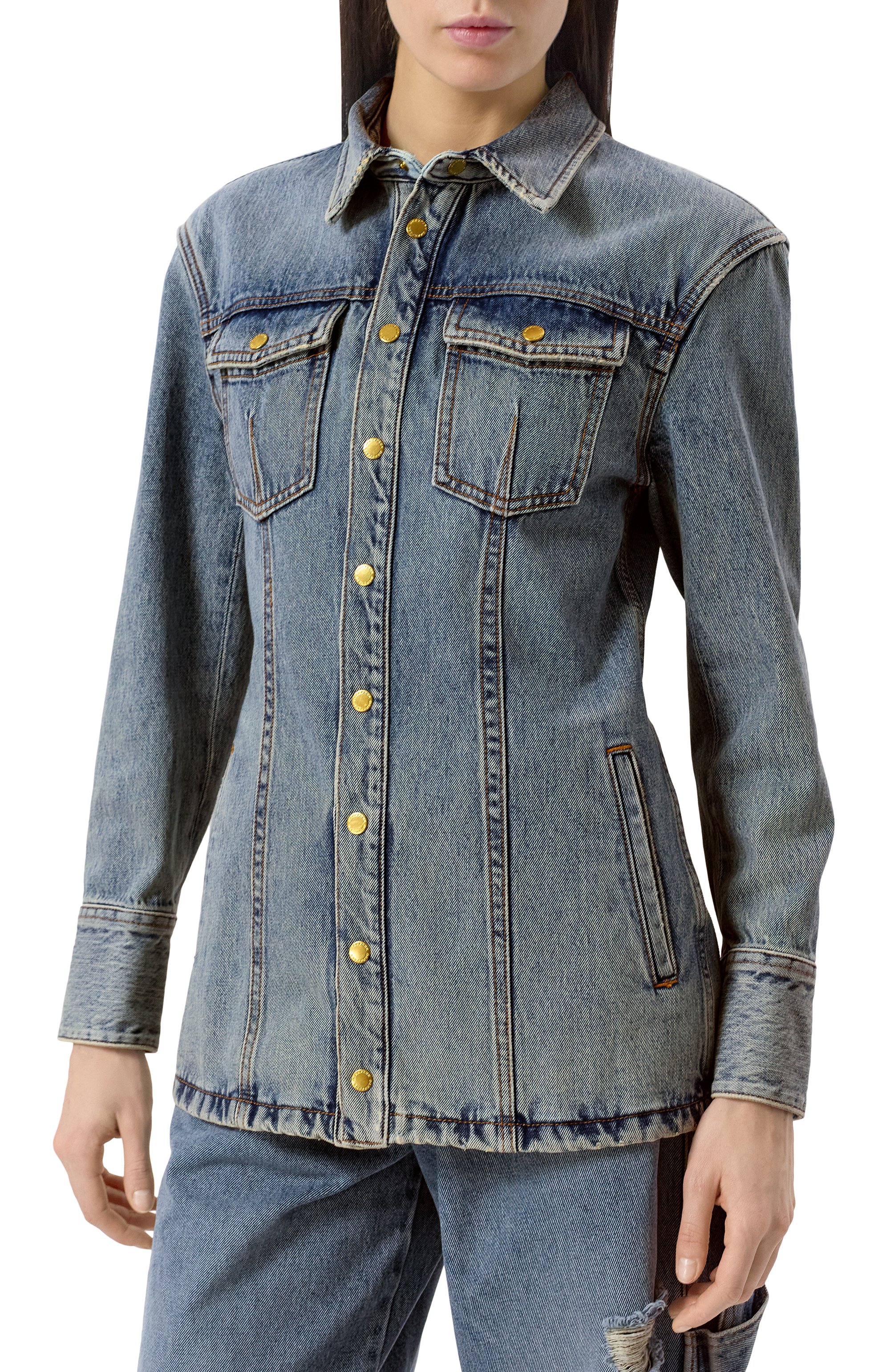 Джинсовая рубашка DARKPARK, арт. WJA13/DBL03, фото 3