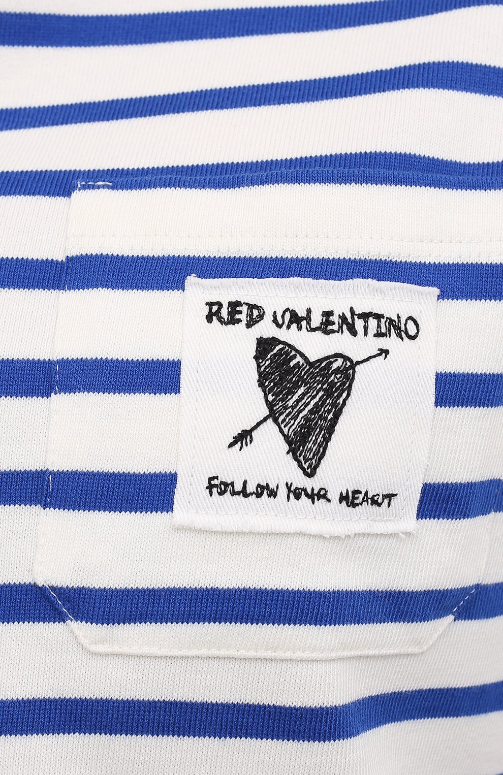 Хлопковая футболка REDVALENTINO, арт. VR0MG10I/5VH, фото 5