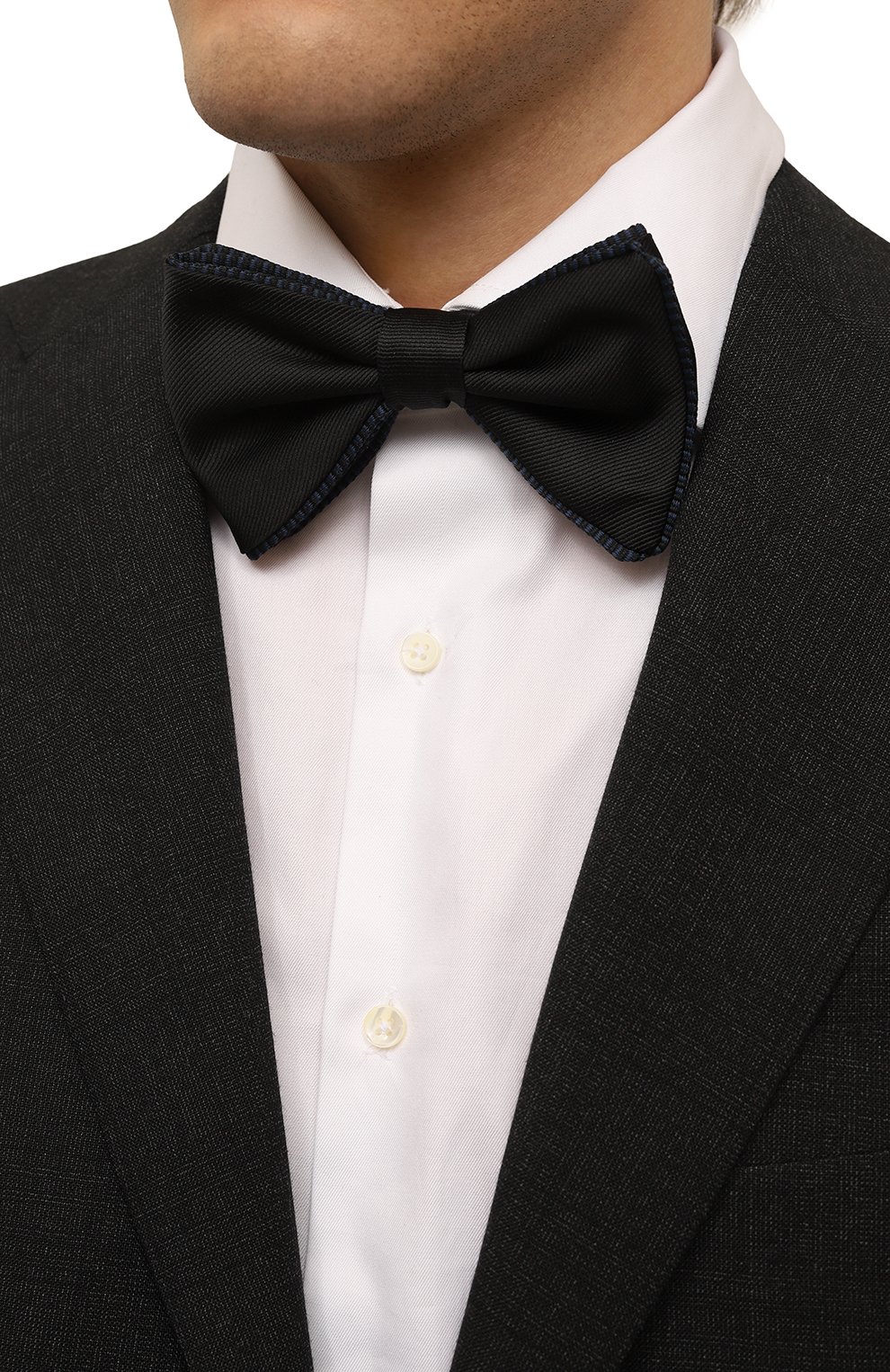 Галстук-бабочка HUGO черного цвета по цене 8000 руб., арт. 50509157, фото 2 Галстук-бабочка HUGO, арт. 50509157, фото 2