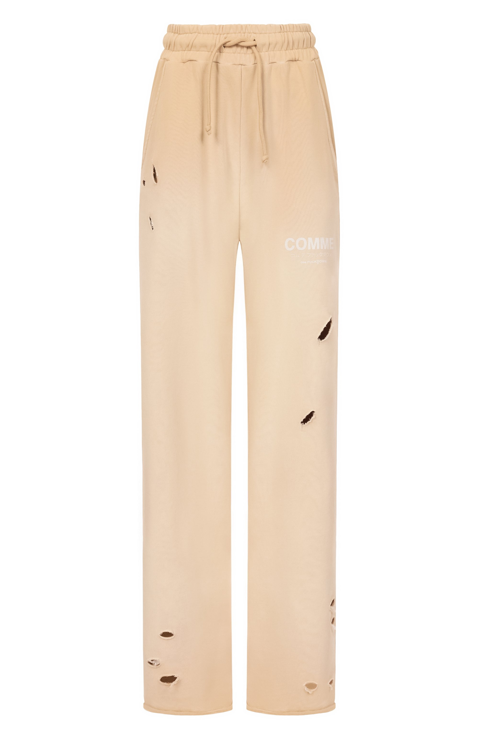 Хлопковые брюки COMME DES FUCKDOWN, арт. CFABW01237, фото 1