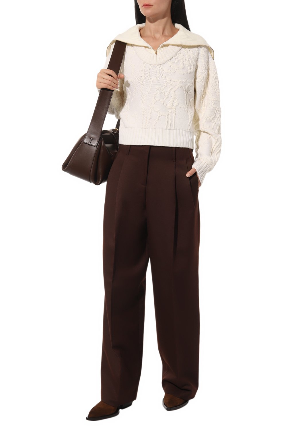 Шерстяной свитер AND THE BRAND, арт. W24-JM019-0702-101, фото 2