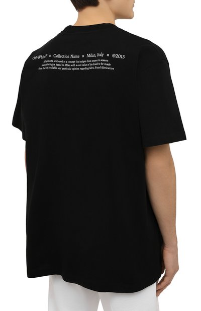 Хлопковая футболка OFF-WHITE, арт. 0MAA038F21JER005, фото 4