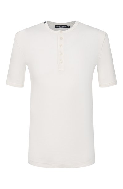 Мужская хлопковая футболка DOLCE & GABBANA, арт. G8QX6T/G7P0D