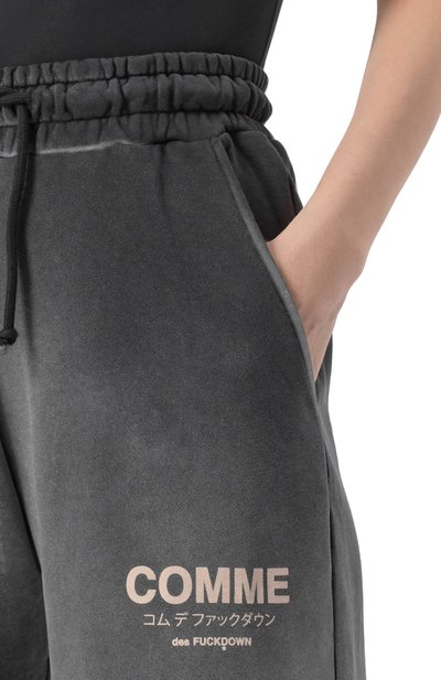 Хлопковые брюки COMME DES FUCKDOWN, арт. CFABW01237, фото 5