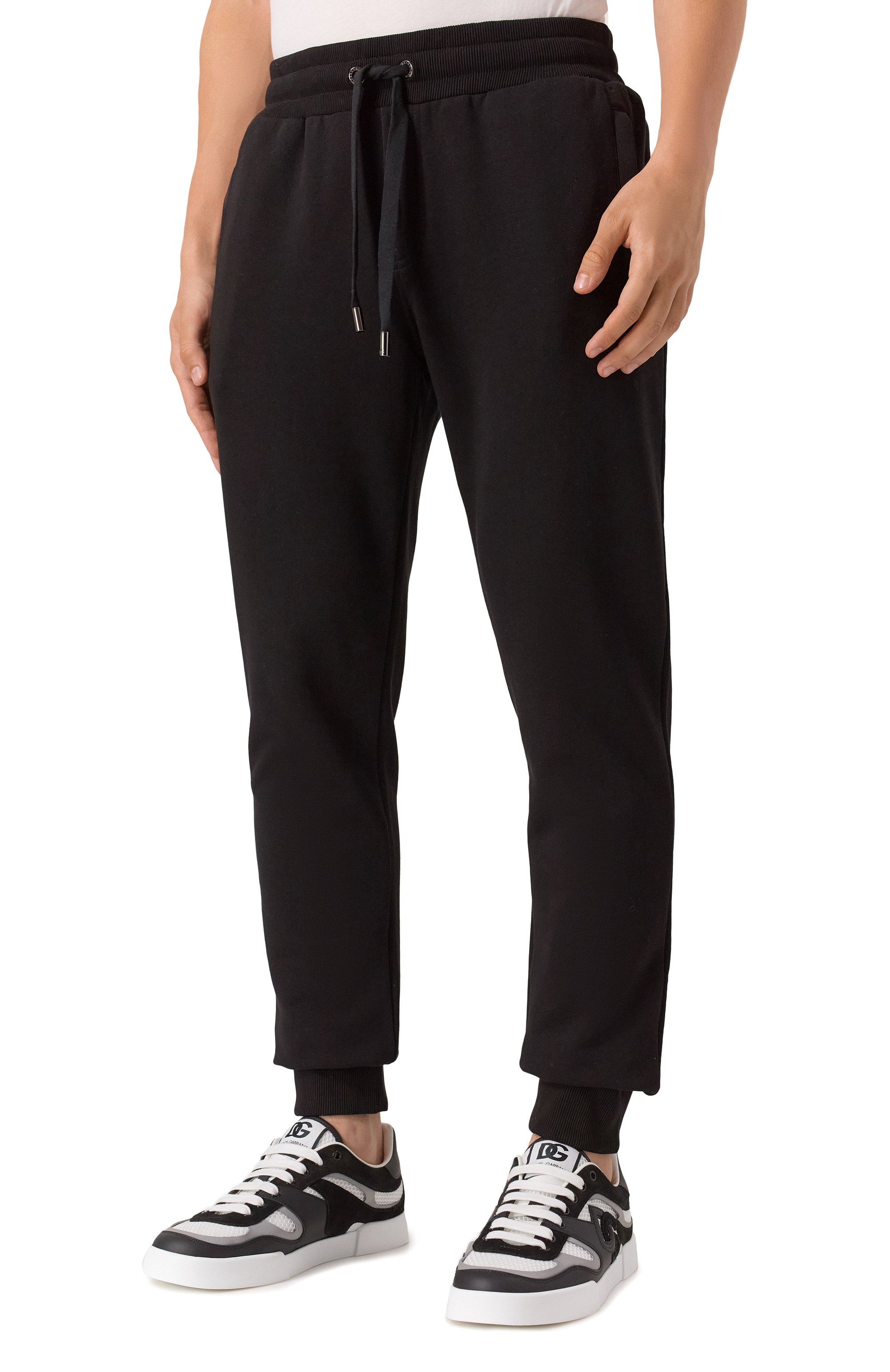 Хлопковые джоггеры DOLCE & GABBANA, арт. GVXQHT/G7M4Y, фото 3