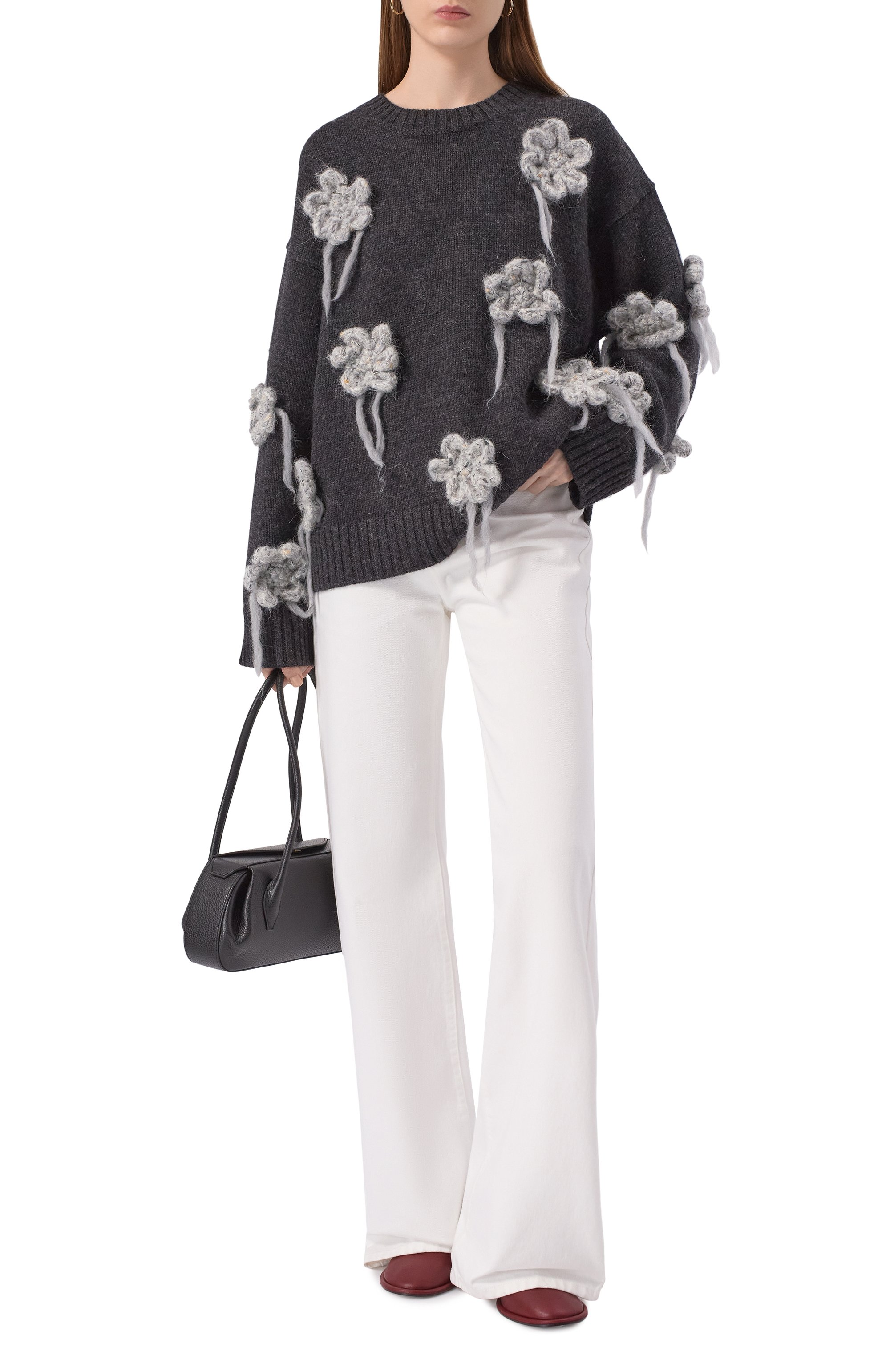 Шерстяной свитер GANNI, арт. K2624, фото 2