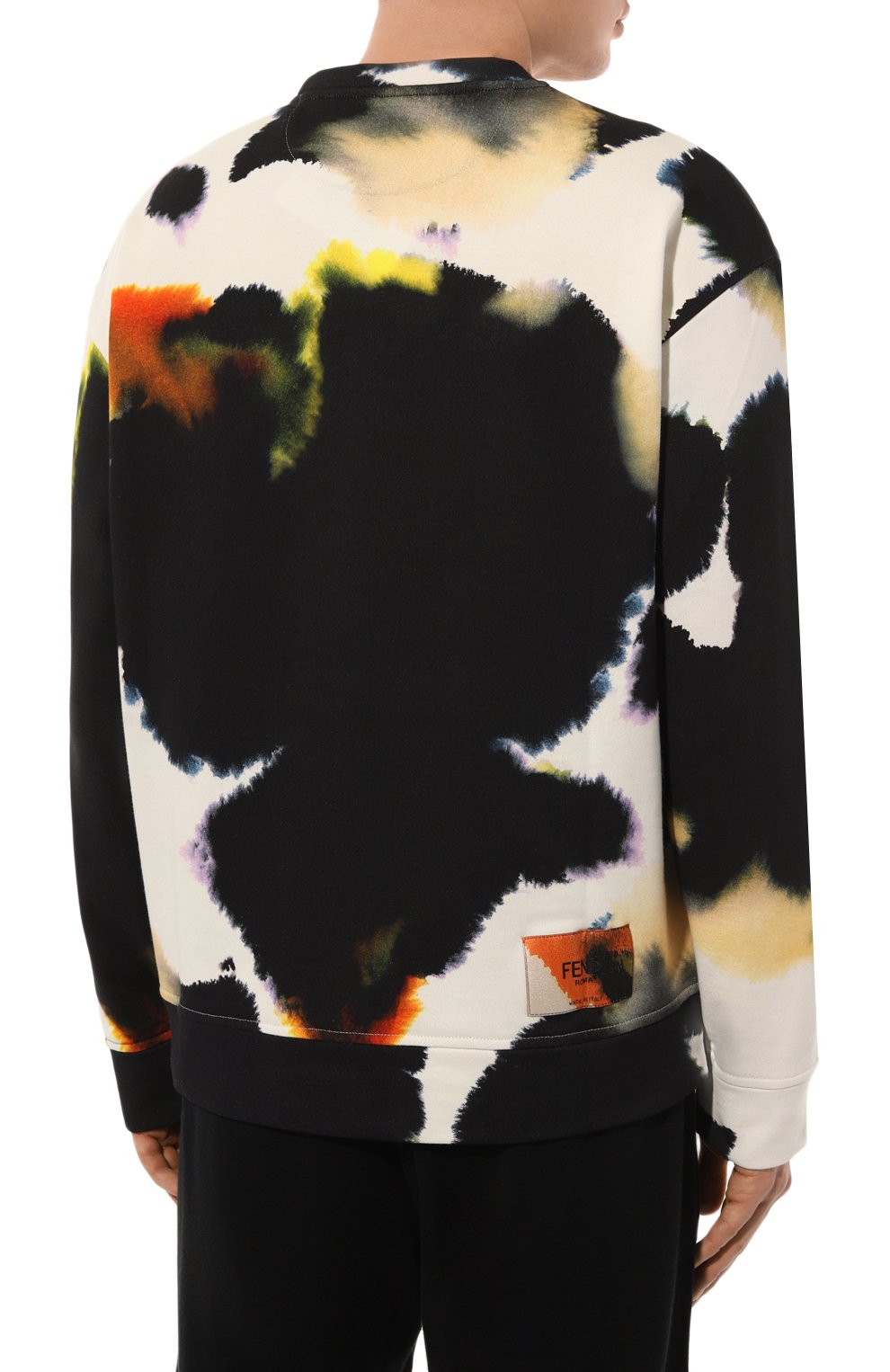Хлопковый свитшот FENDI разноцветного цвета по цене 132500 руб., арт. FY3938 AN1K, фото 4 Хлопковый свитшот FENDI, арт. FY3938 AN1K, фото 4