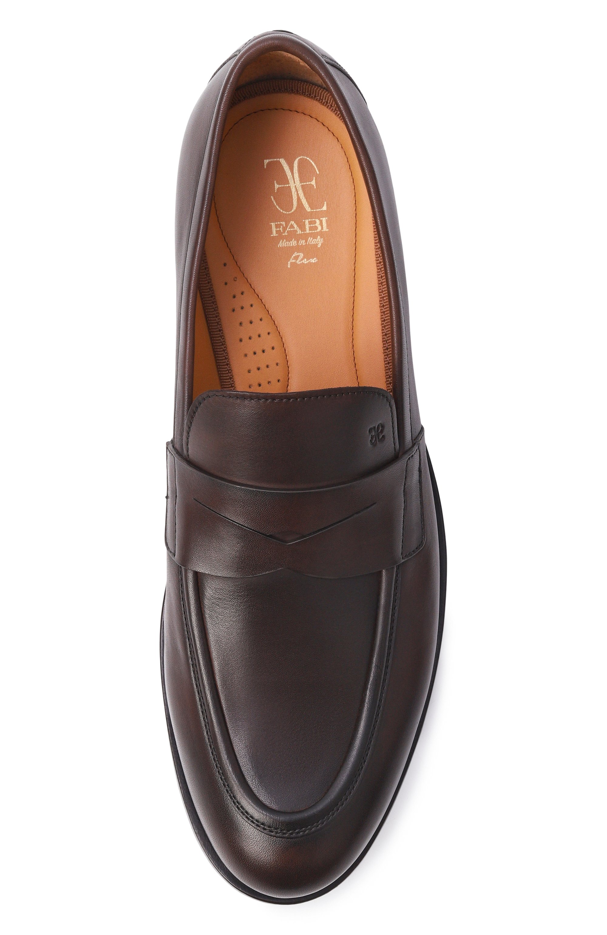 Кожаные пенни-лоферы british FABI, арт. FU1488/VITTELL0 P0DER0SA, фото 5