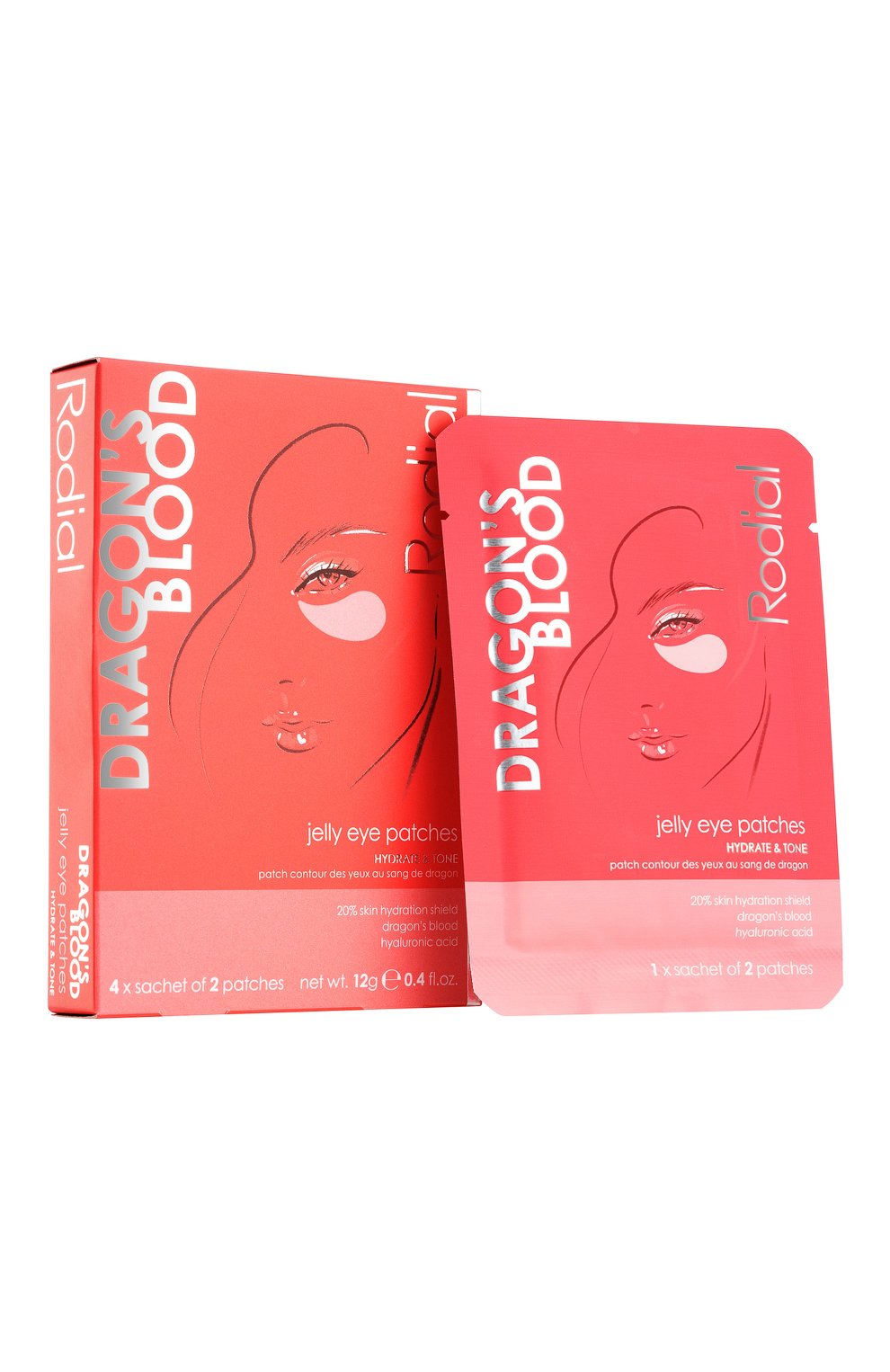 Гидрогелевые патчи для кожи вокруг глаз dragons blood jelly eye patches RODIAL, арт. 5060725470620, фото 1