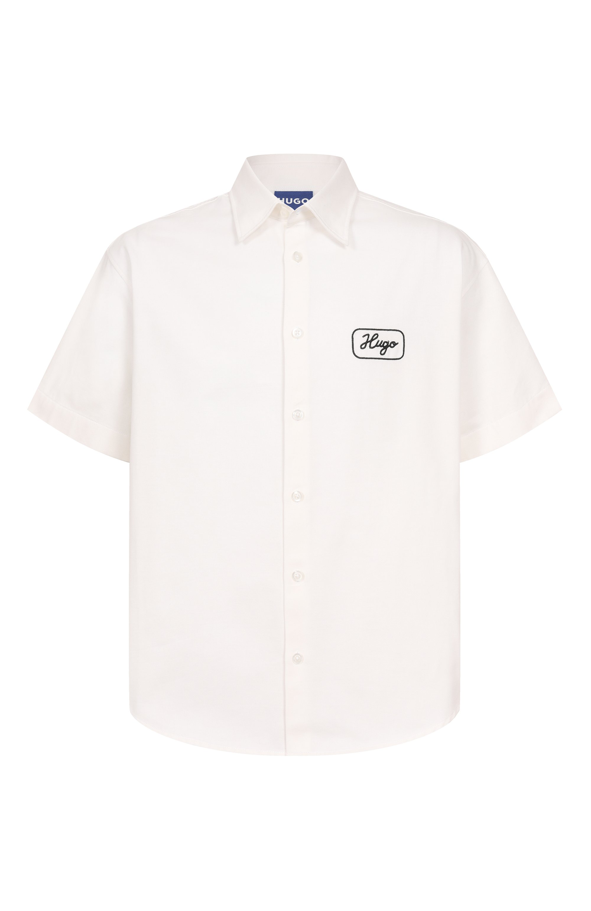 Хлопковая рубашка HUGO BLUE, арт. 50539100, фото 1