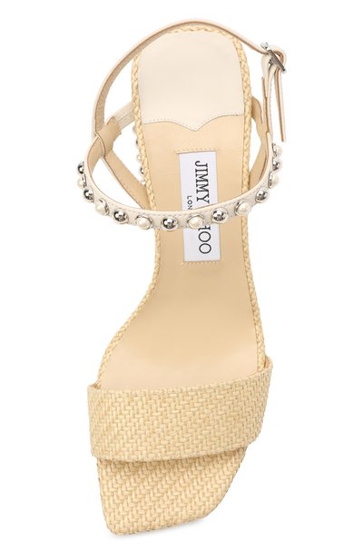 Текстильные босоножки aadra 85 JIMMY CHOO, арт. AADRA 85/RXD, фото 5