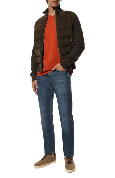 Замшевые кеды BRUNELLO CUCINELLI, арт. MZUDEFN272, фото 2