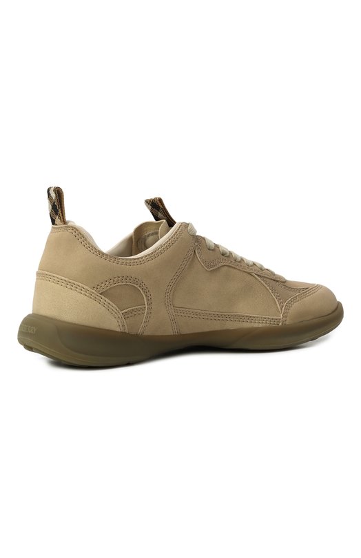 Кожаные кроссовки Matrix Burberry 8108646 Бежевый  8108646 Фото 5