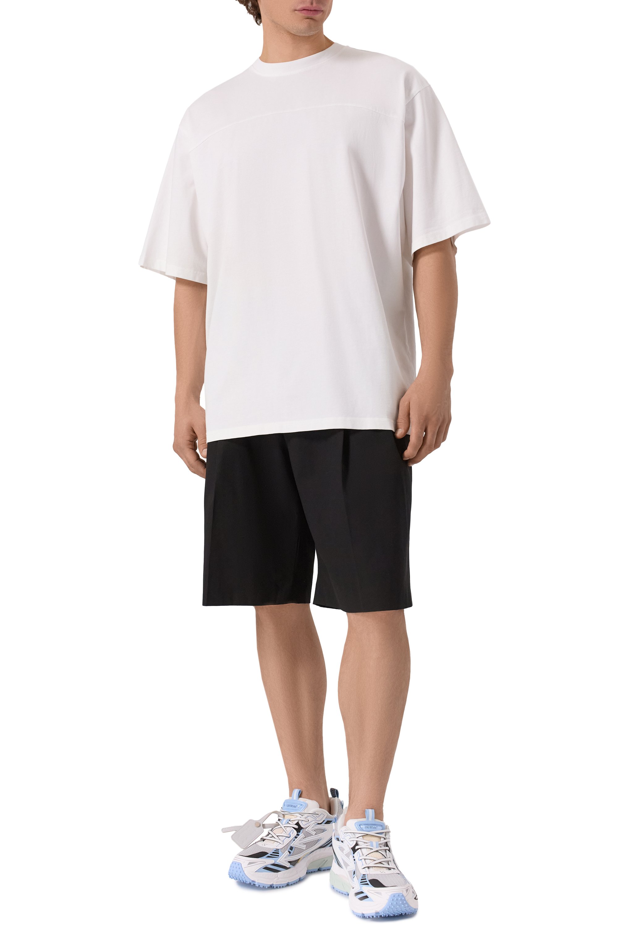 Комбинированные кроссовки be right back OFF-WHITE, арт. 0MIA295C99FAB0010140, фото 2