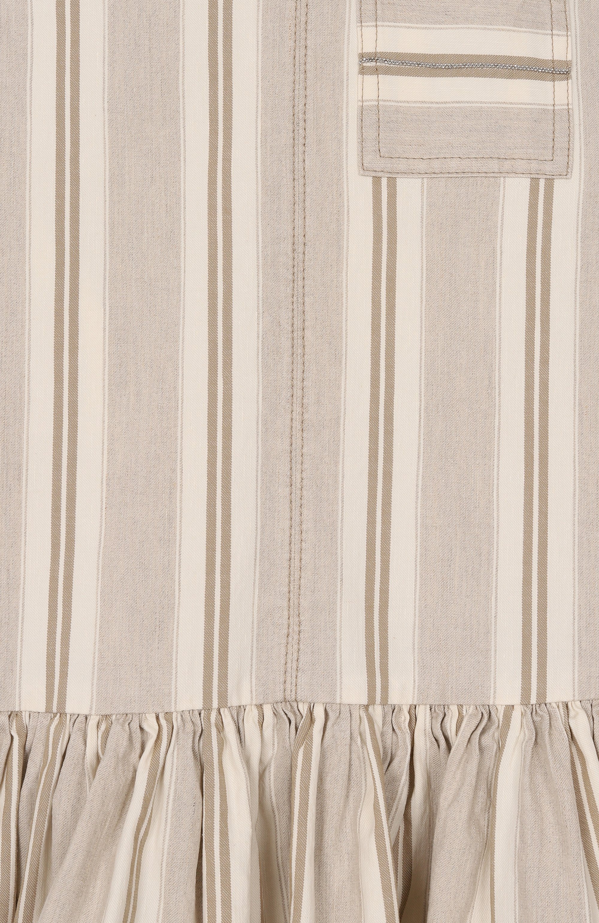 Сарафан из хлопка и льна BRUNELLO CUCINELLI, арт. BL106A330B, фото 3