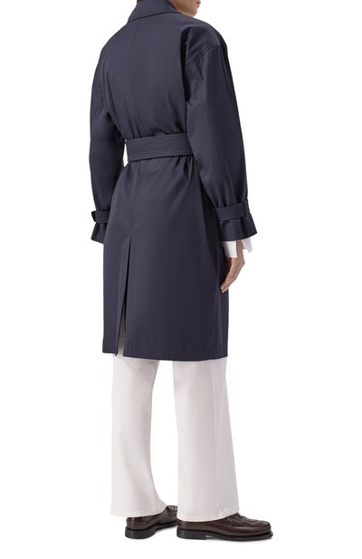 Хлопковый тренч MAX MARA STUDIO, арт. EBRIEN, фото 4
