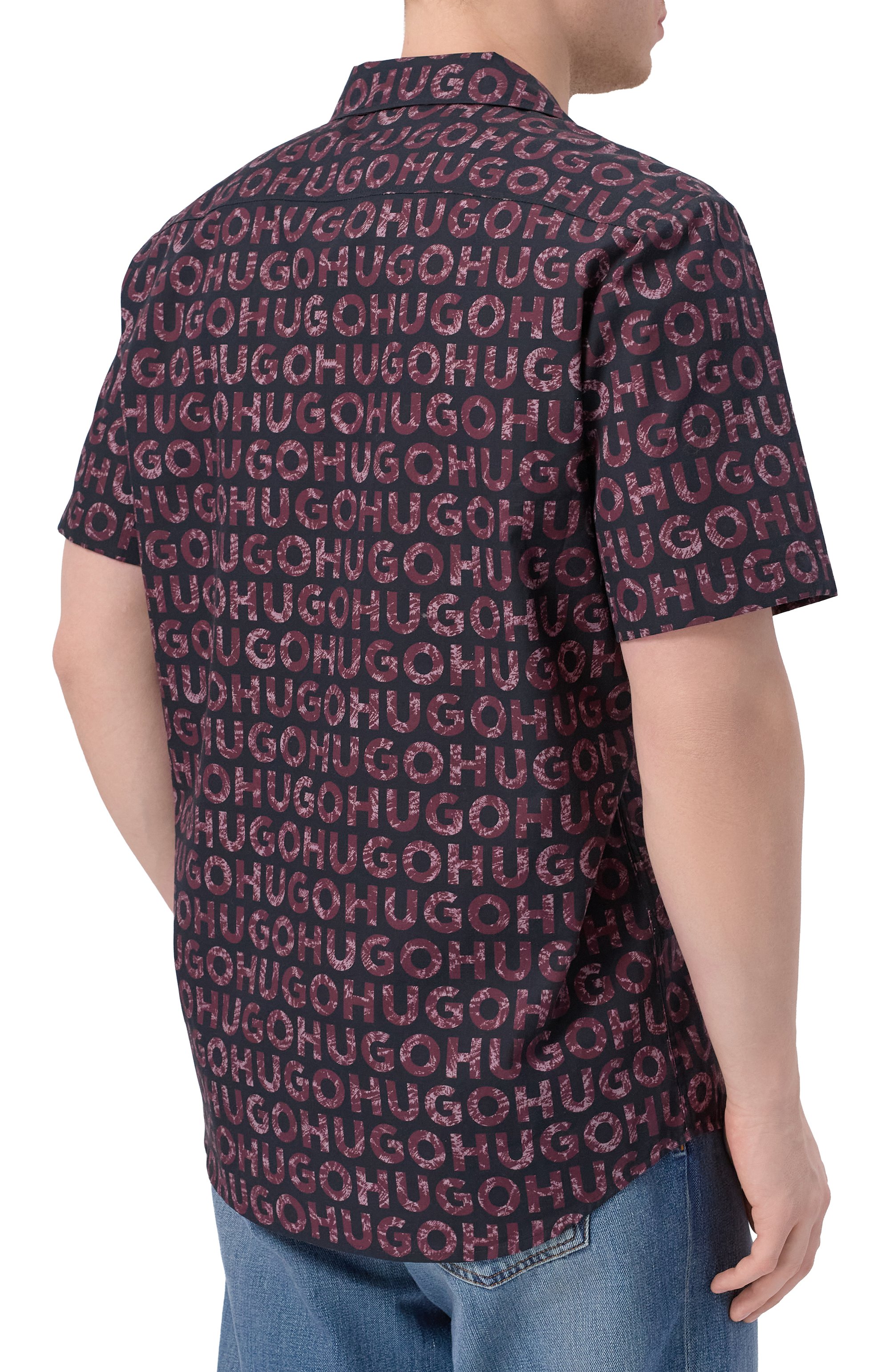 Хлопковая рубашка HUGO, арт. 50555792, фото 4