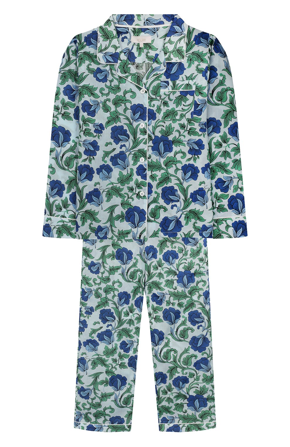 Хлопковая пижама LITTLE YOLKE, арт. AW19-12C-MA-CE/9-12Y, фото 1