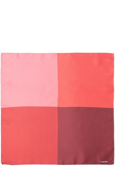 Шелковый платок LANVIN бордового цвета по цене 7995 руб., арт. 5834/HANDKERCHIEF, фото 2 Шелковый платок LANVIN, арт. 5834/HANDKERCHIEF, фото 2