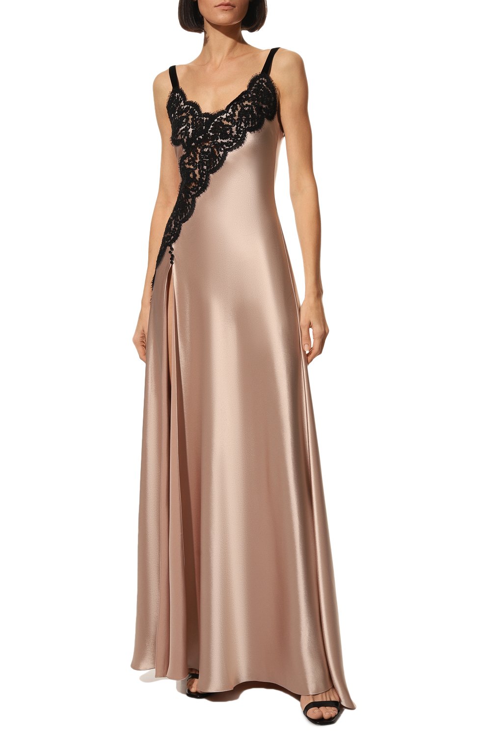 Шелковое платье YANA DRESS бежевого цвета по цене 289000 руб., арт. 1-23/3-800-3151/7, фото 3 Шелковое платье YANA DRESS, арт. 1-23/3-800-3151/7, фото 3