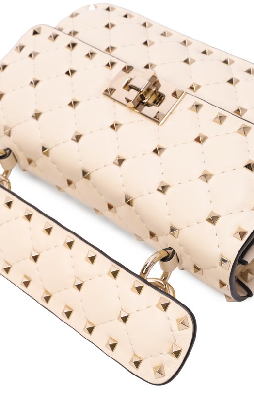 Сумка Rockstud Spike small Valentino 8W2B0123/NAP Кремовый  8W2B0123/NAP Фото 6