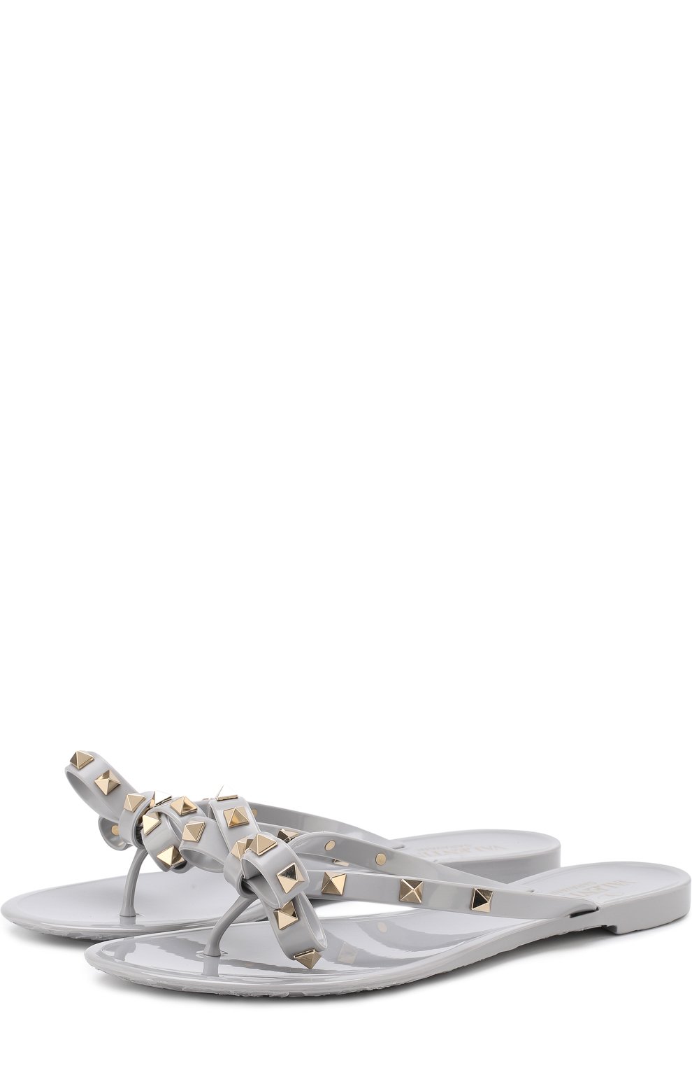 Резиновые шлепанцы rockstud VALENTINO, арт. QW1S0552/PVS, фото 1