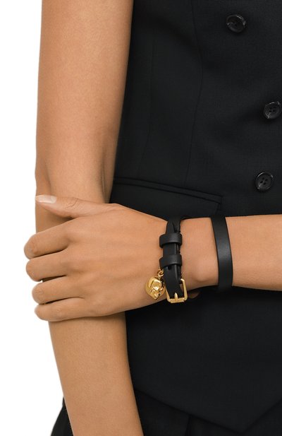 Кожаный браслет ALEXANDER MCQUEEN, арт. 630990/ASD0O, фото 2