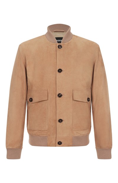 Мужской замшевый бомбер BOSS, арт. 50531146