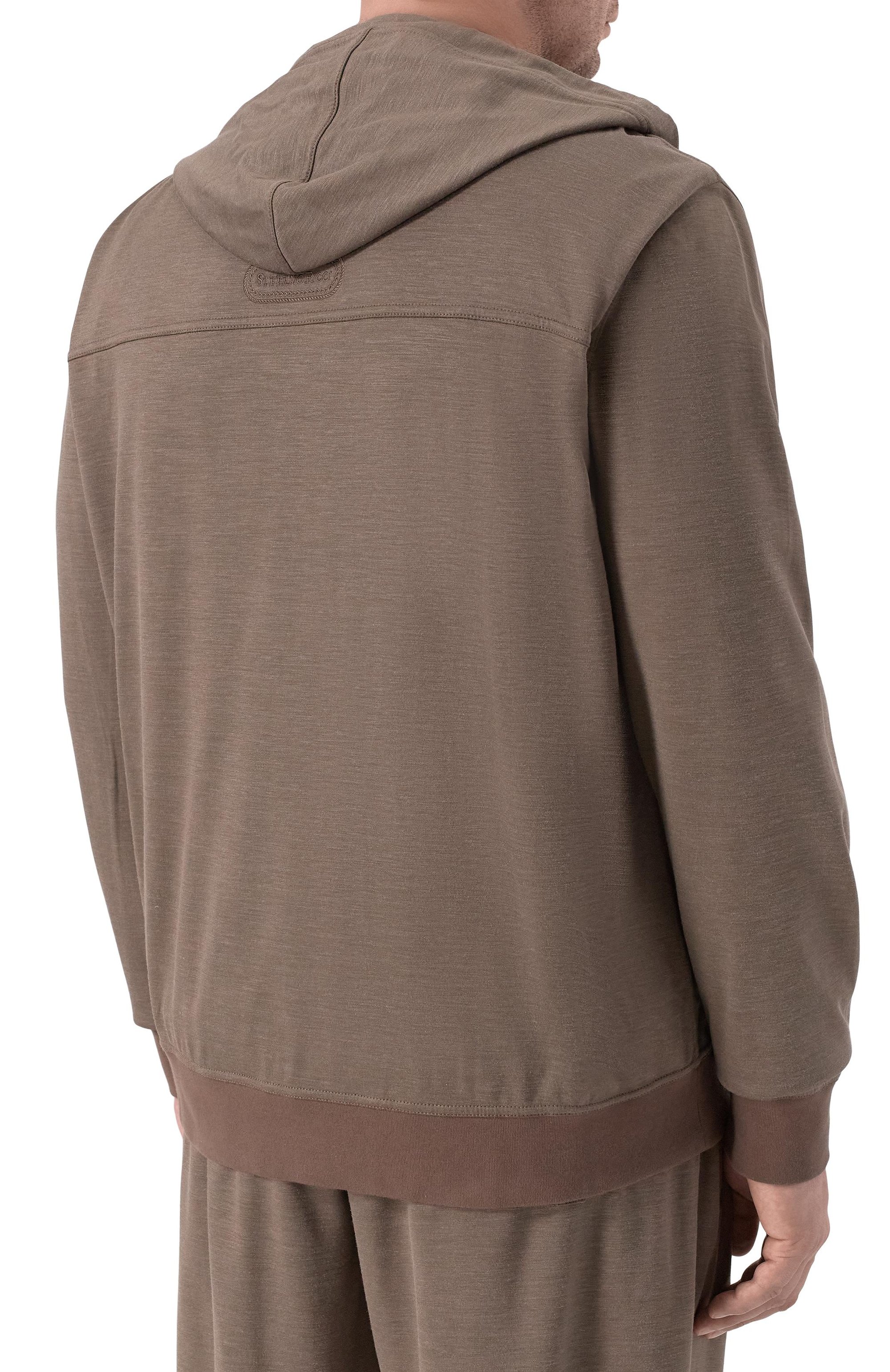 Толстовка из хлопка и шелка STEFANO RICCI, арт. K919072FCR/T26206, фото 4