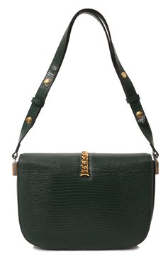 Сумка sylvie 1969 small из кожи ящерицы GUCCI, арт. 601067 LUZ0X, фото 6