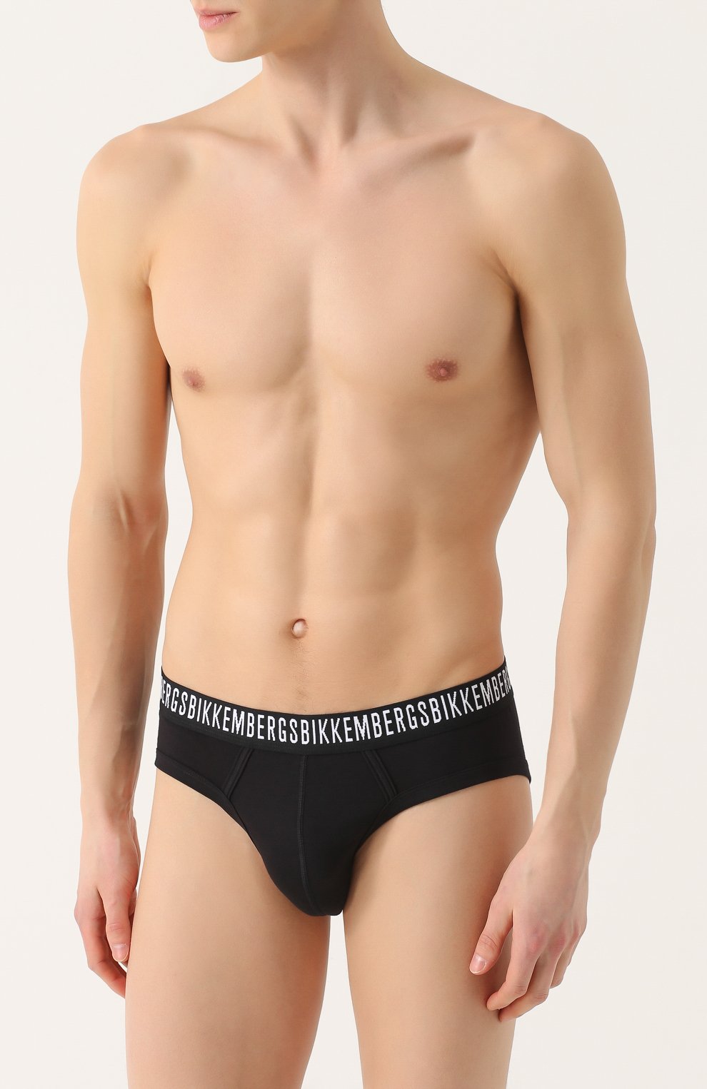 Хлопковые брифы с широкой резинкой DIRK BIKKEMBERGS, арт. B41300L01, фото 2
